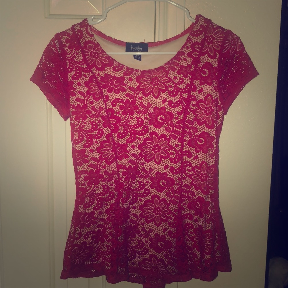Beautiful red blouse
